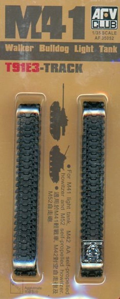 AFV Club 35052 M-41 T91E3 Chenille 1/35