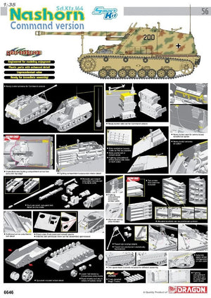 Cyber ​​​​Hobby 6646 Sd.Kfz.164 Version de commande Nashorn (1/35)