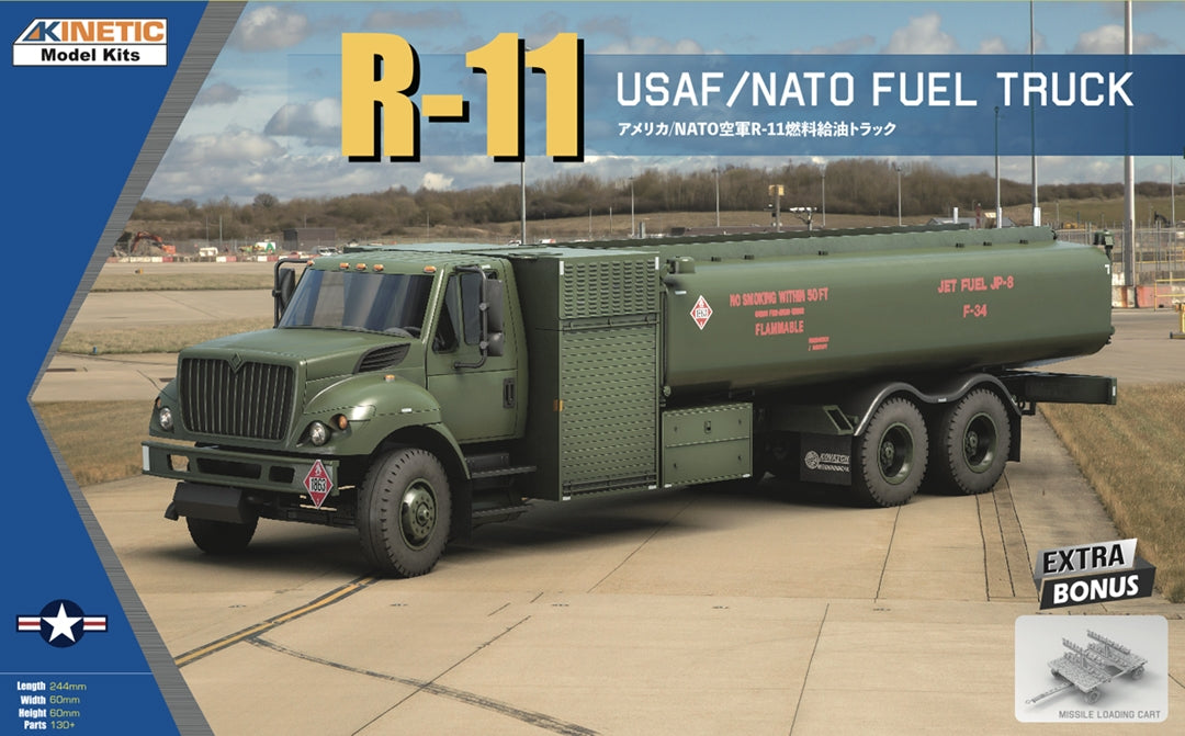 Camion ravitailleur Kinetic K48116 R-11 USAF/OTAN (Bonus : chariot de chargement de missiles) 1/48
