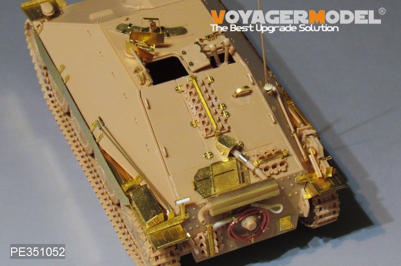 Maquette Voyager PE351052B Chasseur de chars allemand Sd.Kfz.138/2 Hetzer, version initiale (canon inclus), pour ACADMY 13278, échelle 1/35 – imagen 14