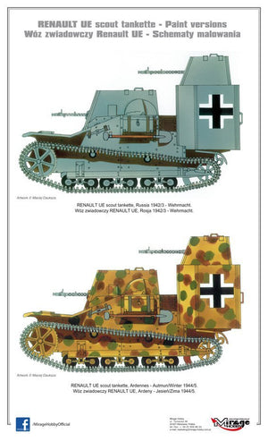 Mirage Hobby 355007 RENAULT UE Scout Car 1/35  – immagine 2
