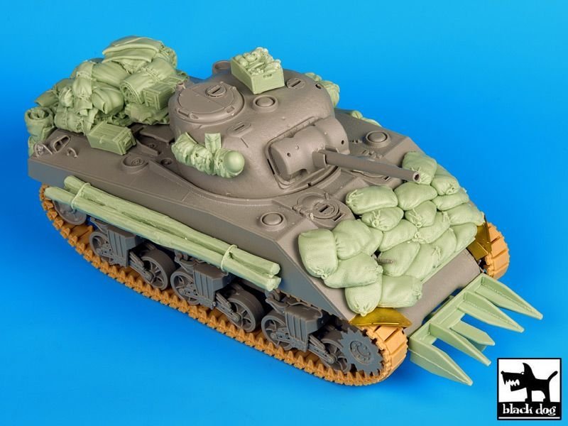 Ensemble d&amp;#39;accessoires Black Dog T35081 Sherman Normandie 75 mm, échelle 1/35 – image 5