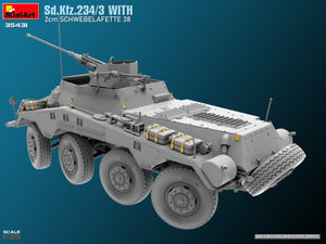 MiniArt 35431 Sd.Kfz.234/3 Avec 2cm Schwebelafette 38 1/35 – immagine 6
