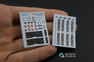 Intérieur imprimé en 3D et coloré sur papier décalcomanie Quinta Studio QD35016 Ural-4320 (pour kit Zvezda) 1/35 – immagine 2