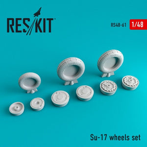 RESKIT RS48-0061 Jeu de roues Su-17 1/48