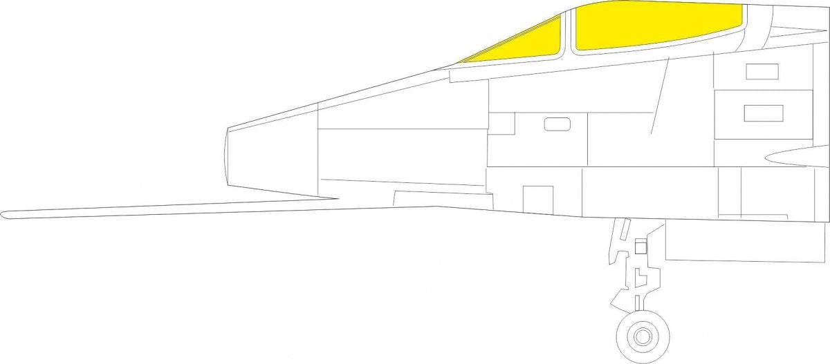 Eduard JX278 F-100C TFace TRUMPETER 1/32 