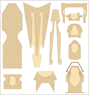 MK1 Design MD-20025 DKM Cuirassé SCHARNHORST PACK VALEUR pour Trumpeter 1/200 – immagine 18