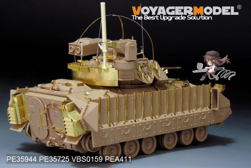 Maquette Voyager PE35944 M3A3 BRADLEY CFV de l&amp;#39;armée américaine moderne (modèle de base pour KINETIC K61014/ OROCHI IM001 IM002) à l&amp;#39;échelle 1/35  – image 10