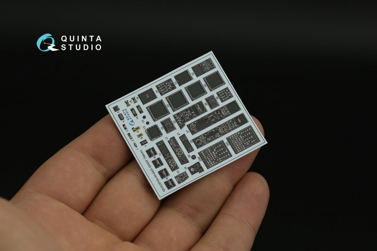 Quinta Studio QD35104 AH-64DI Saraf 3D-Printed &amp;amp; coloured Interior on decal paper (Takom) 1/35 – zdjęcie 6