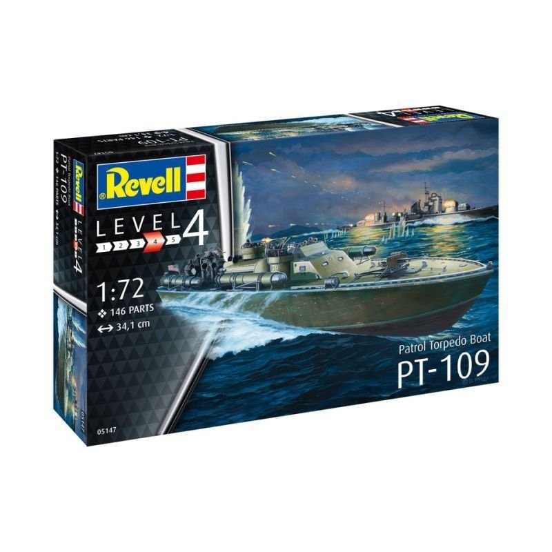 Maquette de bateau-torpilleur de patrouille Revell 05147 PT109 (1/72)