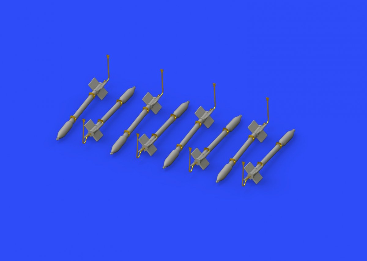 Fusées FFAR Eduard 672145 au 1/72