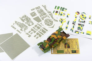 Ensemble de masques de peinture de camouflage belge pour voiture blindée Lanchester (kit CSM) Copper State Models A35-004, échelle 1/35 – image 3