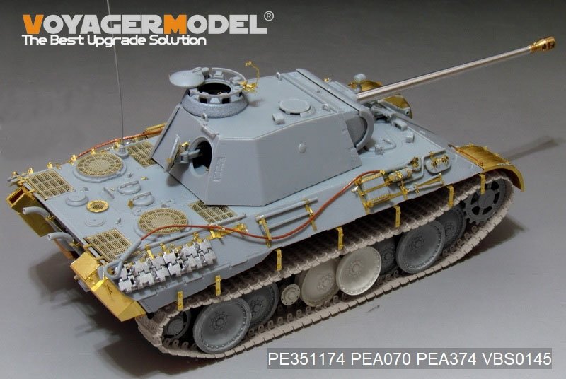 Maquette Voyager PE351174 Panther A allemand de la Seconde Guerre mondiale, version de base (pour MENG TS-046), échelle 1/35 – image 10