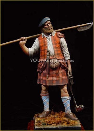 Young Miniatures YH9004 Highland Clansman 1746 90mm – zdjęcie 2