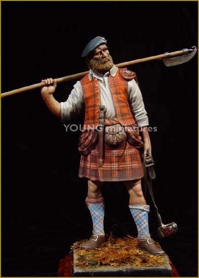 Young Miniatures YH9004 Highland Clansman 1746 90mm – zdjęcie 2