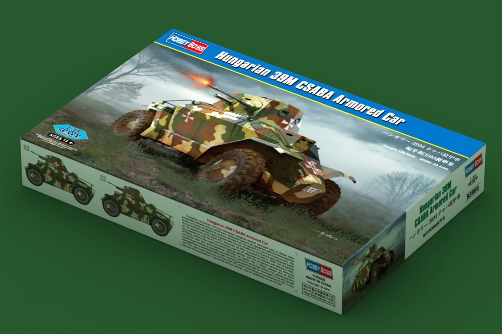 Hobby Boss 83866 Voiture blindée hongroise 39M CSABA (1/35) – immagine 2