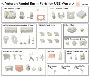 Pontos 37041F1 USS LHD-1 Wasp Kit de détails au 1/350 – image 9