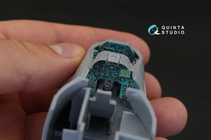 Intérieur imprimé en 3D et coloré sur papier décalcomanie Quinta Studio QD48155 Mi-24P (pour kit Zvezda) 1/48 – image 9