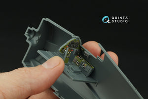 Intérieur imprimé en 3D et coloré sur papier décalcomanie Quinta Studio QD48330 F6F-3 Hellcat (Eduard) 1/48 – image 11