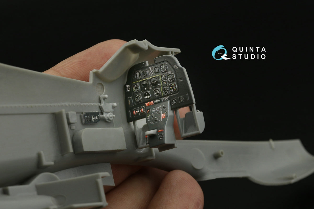 Intérieur coloré imprimé en 3D sur papier décalcomanie (Dragon) pour le P-51D/K Mustang de Quinta Studio QDS-32143 (petite version) à l&amp;#39;échelle 1/32 – immagine 6