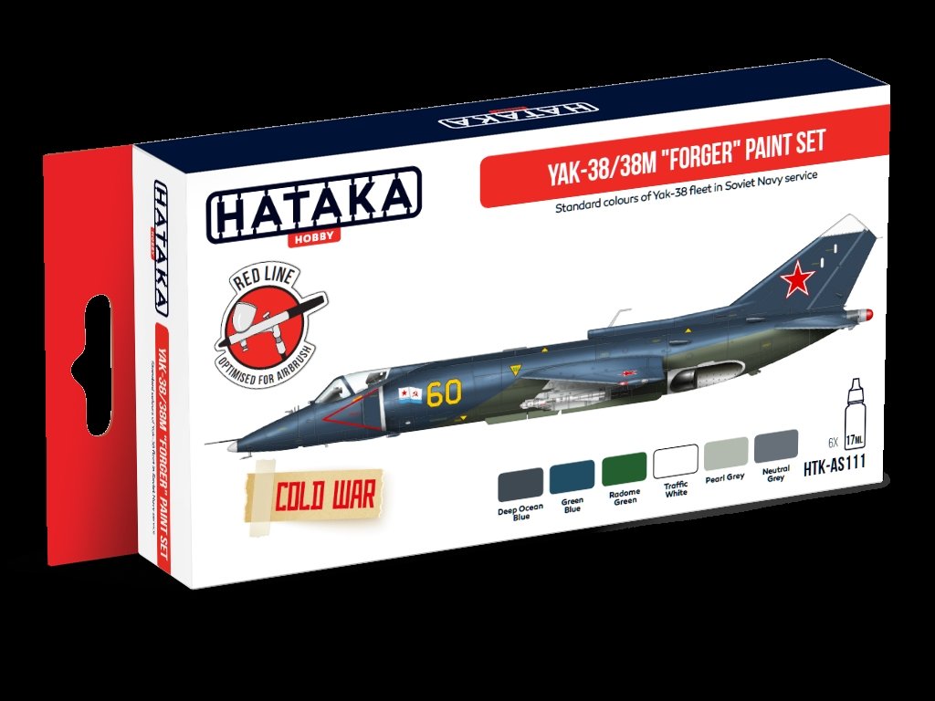 Hataka Hobby HTK-AS111 Yak-38/38M Kit de peinture &amp;quot;Forger&amp;quot; (6x17ml) – Bild 3