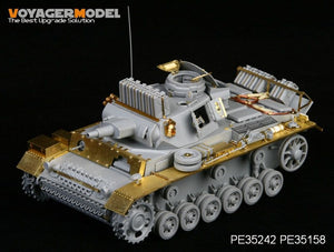 Voyager modèle PE35242 seconde guerre mondiale allemand Pz.Kpfw.III Ausf.N spz.Abt 501 Afrika pour DRAGON 6431 1/35 – imagen 2