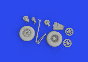 Roues Eduard 648964 TBF/TBM avec pneu lisse ACADEMY 1/48 – image 5