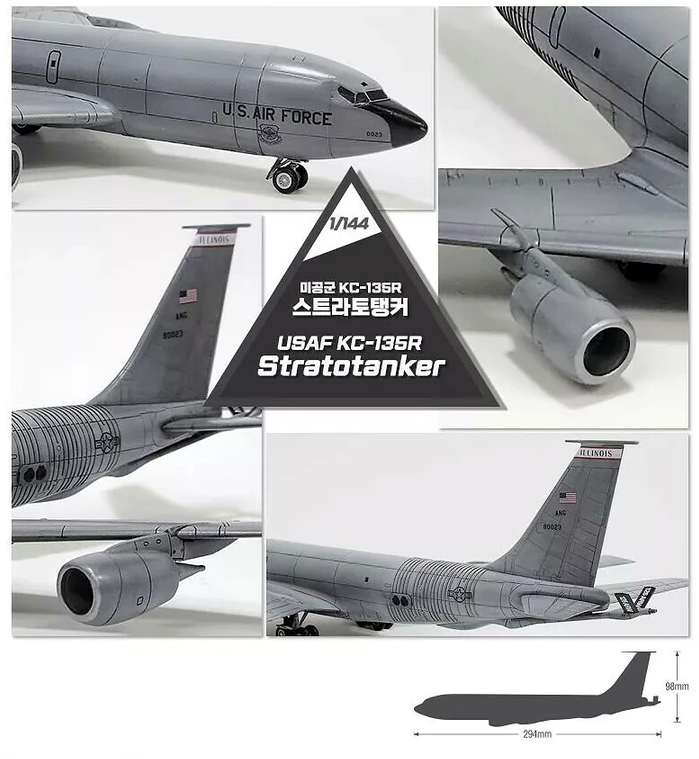 Maquette Academy 12638 USAF KC-135R Stratotanker au 1/144  – image 4