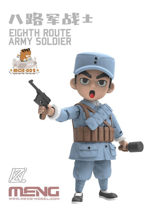 Figurine Meng modèle MOE-002, soldat de la Huitième Armée de Route, 100 mm – immagine 3