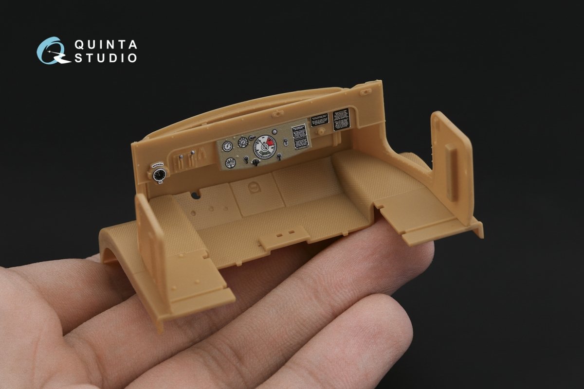 Intérieur imprimé en 3D et coloré sur papier décalcomanie (Bronco) Quinta Studio QD35075 Sd.Kfz.6-1 BN9b 1/35 – image 3