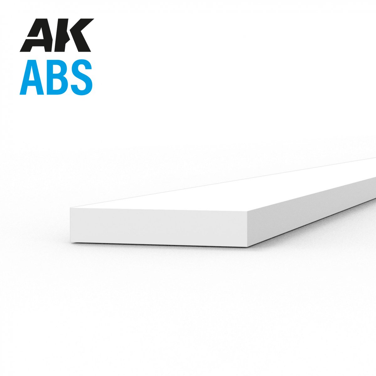 Bandes AK Interactive AK6717 0,75 x 4,00 x 350 mm – Bande ABS – 10 unités par sachet
