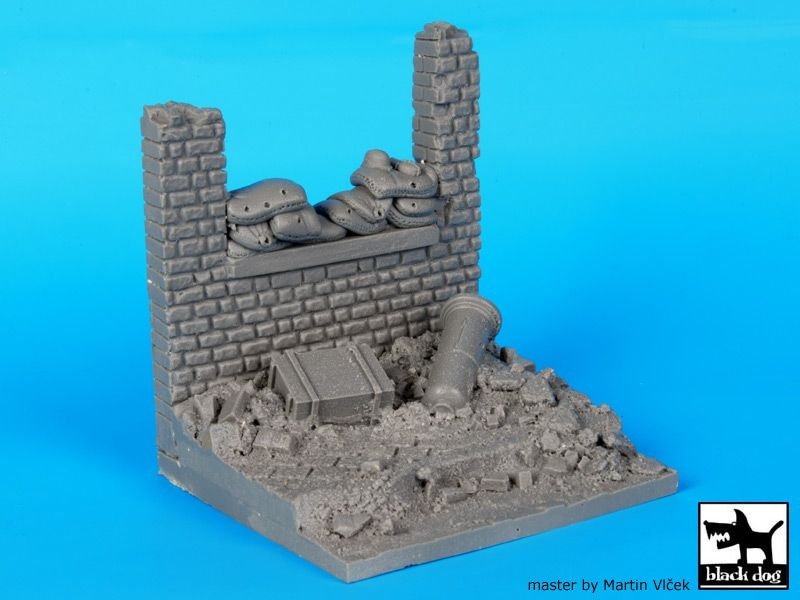 Mur Black Dog D35014 avec base de sacs de sable 1/35 – immagine 6