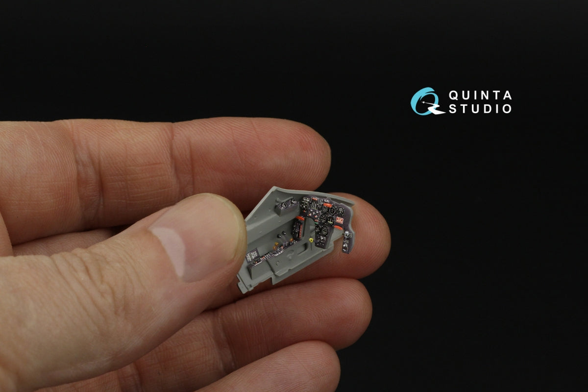 Quinta Studio QD48658 Hs 129B-3 3D-Printed &amp; coloured Interior on decal paper (Takom) 1/48