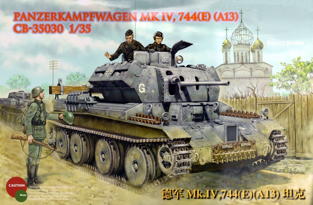 Bronco CB35030 PanzerKampfwagen Mk IV, 744(e) (A13) (1/35) 