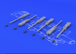 Eduard 648075 Mitrailleuses Browning M-2 (6 pièces) 1/48 – immagine 2
