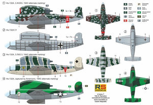 RS Models 92266 Henschel Hs-132 A 1/72  – immagine 6