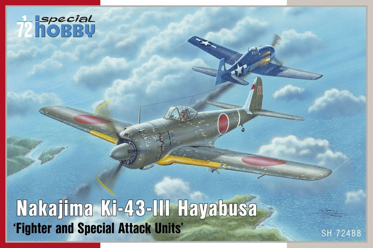 Special Hobby 72488 Nakajima Ki-43-III Hayabusa Fighter And Special Attack Units 1/72 – zdjęcie 2