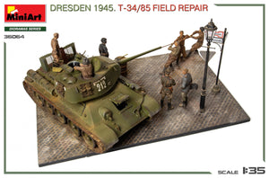 MiniArt 36064 Dresde 1945. Réparation de terrain T-34/85. Grand coffret 1/35 – image 6
