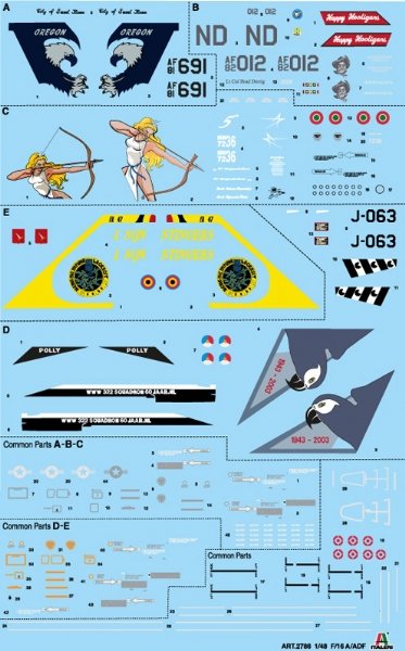 Italeri 2786 F-16 A Fighting Falcon 1/48 – image 2