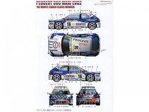 Beemax 24026 Peugeot 306 Maxi EVO2 1998 Rallye Monte Carlo Vainqueur de sa catégorie 1/24 – image 13
