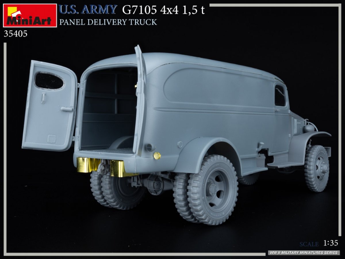 MiniArt 35405 Armée américaine G7105 Camion de livraison de panneaux 4x4 1,5 t 1/35 – image 13