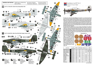 Hobby 2000 72072 Junkers Ju 87 G-2 Front de l&amp;#39;Est 1944 (ACADEMY + CARTOGRAF + MASQUES) 1/72 – image 2