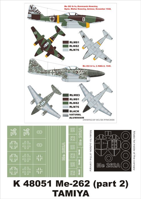 Montex K48051 Me-262 (partie 2) 1/48