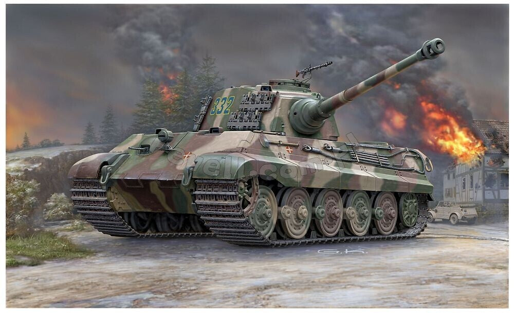 Revell 63249 Tiger II Ausf.B Henschel Tourelle, modèle 1/35 – image 2