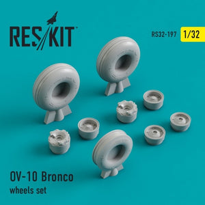 RESKIT RS32-0197 OV-10 Jeu de roues Bronco 1/32