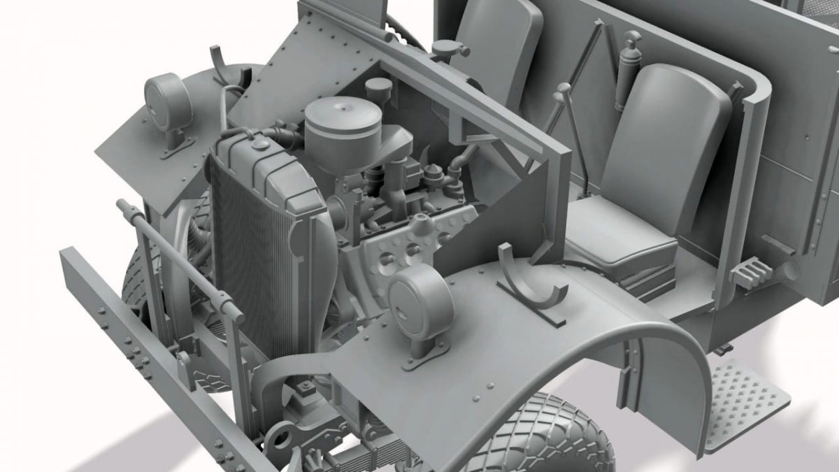 Camion Thunder Model 35312 LRDG CMP F30 avec canon Bofors MKI 37 mm Ordnance - Édition limitée bonus 1/35 – imagen 6