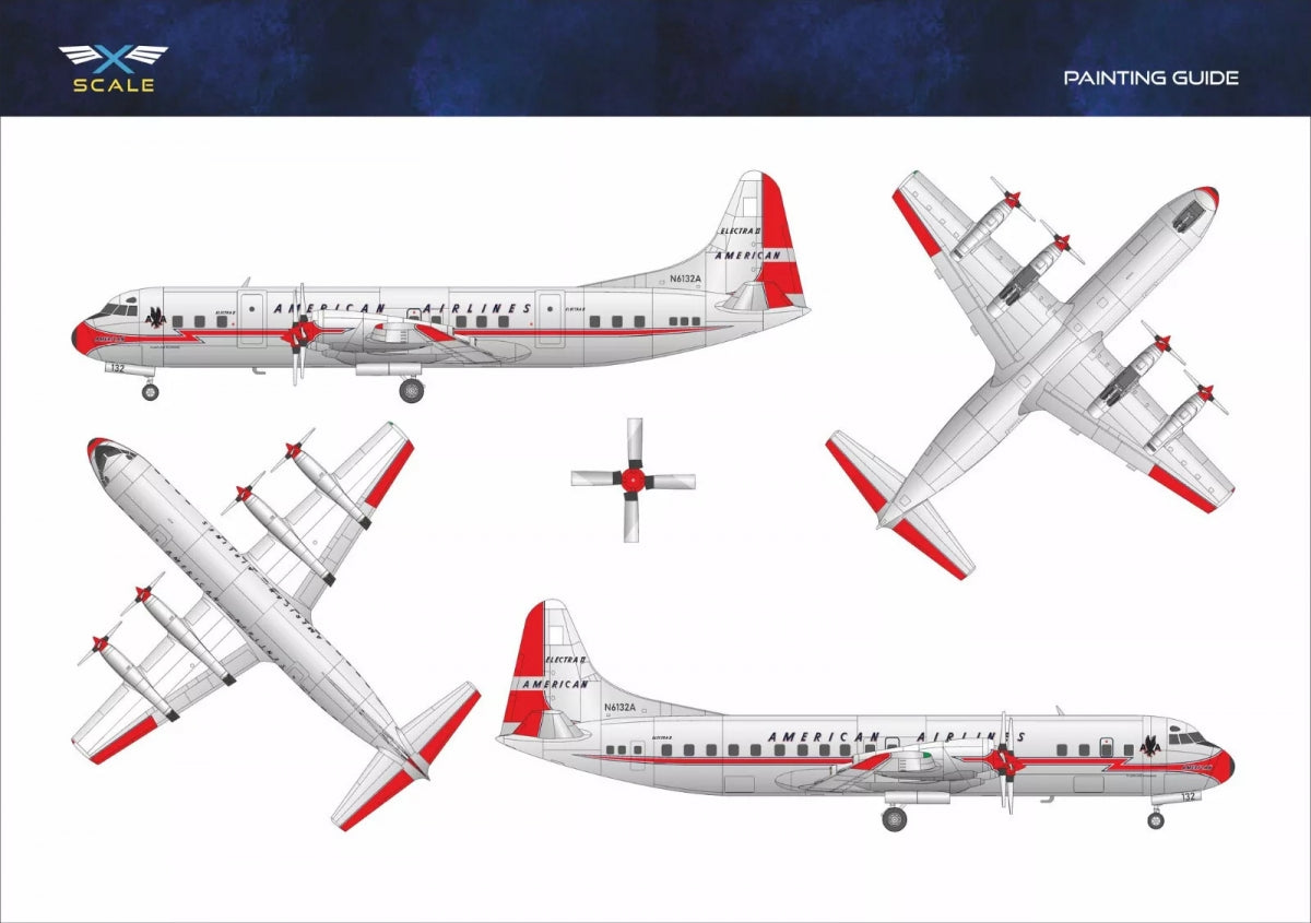 Maquette X-Scale 144005 Lockheed L-188 Electra au 1/144 – imagen 8