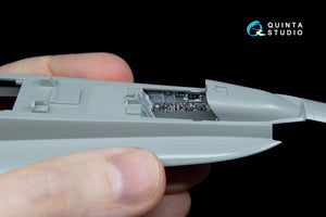 Intérieur imprimé en 3D et coloré sur papier décalcomanie (pour Kinetic) Quinta Studio QD48044 F/A-18C (première version) 1/48 – image 2