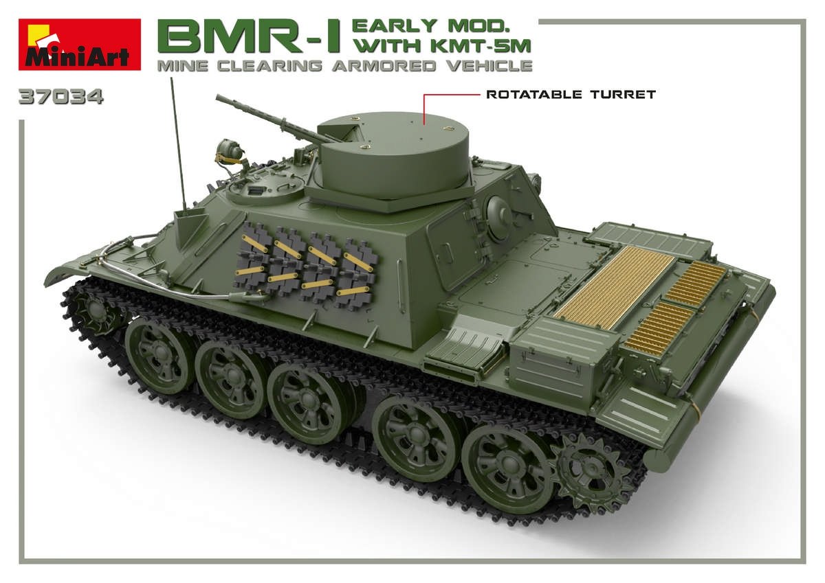 MiniArt 37034 BMR-1 PREMIER MOD. AVEC KMT-5M 1/35 – immagine 3