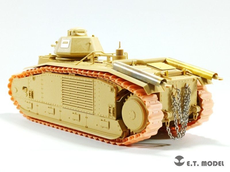 Maquette ET Model P35-019 Char de combat français B1 bis de la Seconde Guerre mondiale, chenilles fonctionnelles (impression 3D), échelle 1/35 – Bild 4
